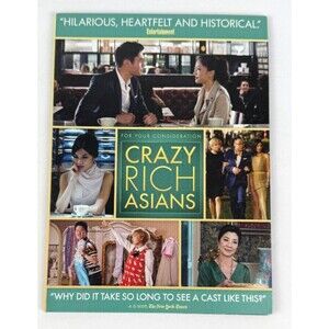 Crazy Rich Asians DVD For Your Consideration FYC Screener Constance Wu Ken Jeong